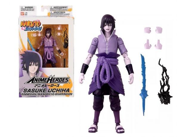 فیگور 17 سانتی ساسوکه اوچیها Bandai سری Anime Heroes, تنوع: 36962-Sasuke Uchiha, image 