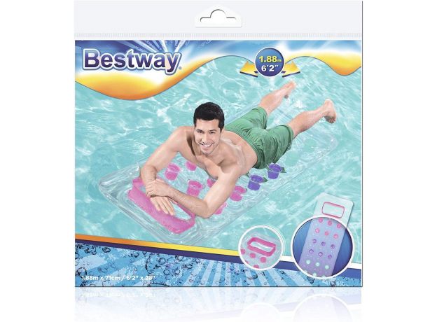 شناور بادی 188 سانتی Bestway مدل Lounge شفاف, تنوع: 43040-White, image 4