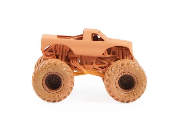 پک تکی ماشین Monster Jam گلی با مقیاس 1:64 مدل Grave Digger, image 6