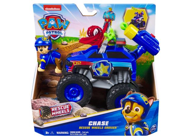 ماشین نجات با فیگور چیس سگ های نگهبان Paw Patrol سری Rescue Wheels, تنوع: 6069372-Chase, image 13