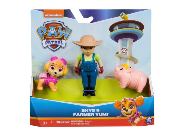 ست فیگورهای اسکای و کشاورز یومی سگ های نگهبان Paw Patrol, تنوع: 6070734-Skye, image 10