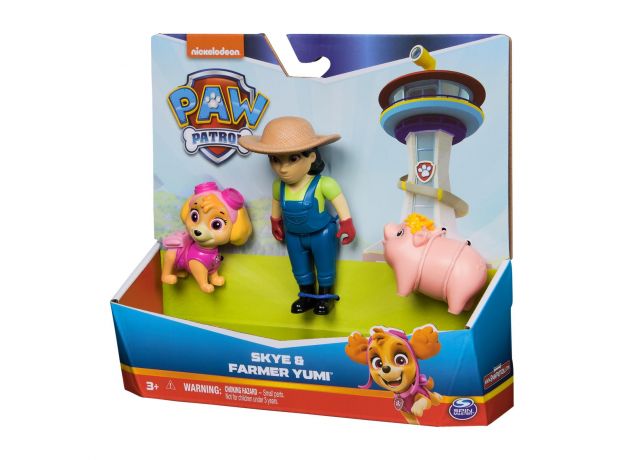 ست فیگورهای اسکای و کشاورز یومی سگ های نگهبان Paw Patrol, تنوع: 6070734-Skye, image 11