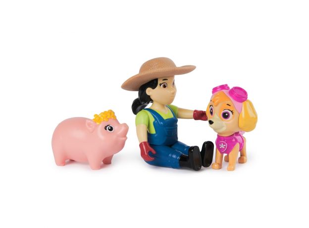 ست فیگورهای اسکای و کشاورز یومی سگ های نگهبان Paw Patrol, تنوع: 6070734-Skye, image 8