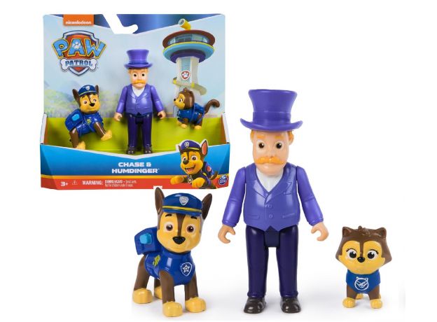 ست فیگورهای چیس و هومدینگر سگ های نگهبان Paw Patrol, تنوع: 6070734-Chase, image 