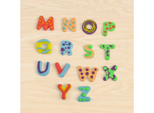 پک 6 تایی خمیربازی به همراه قالب حروف انگلیسی Play Doh, تنوع: E8530-Alphabet, image 4