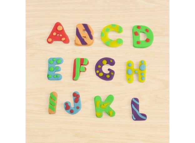 پک 6 تایی خمیربازی به همراه قالب حروف انگلیسی Play Doh, تنوع: E8530-Alphabet, image 3