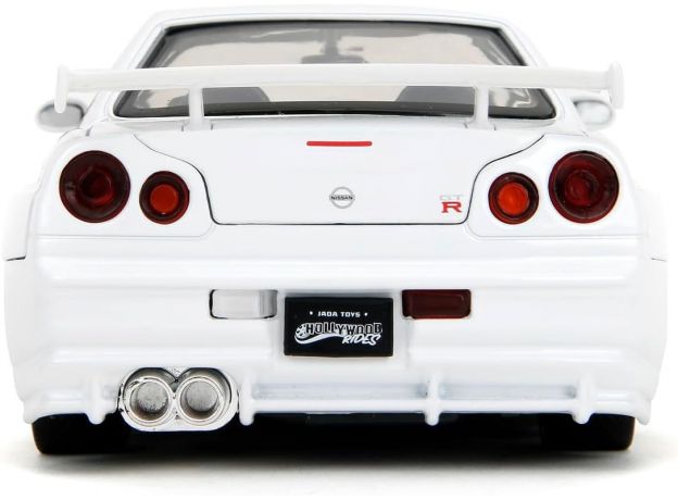 ماشین فلزی نیسان اسکای لاین 2002 مدل GT-R R34 و فیگور فلزی Ryu با مقیاس 1:24, تنوع: 253255071-Ryu, image 7