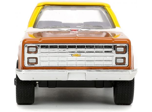 ماشین فلزی Chevy K5 Blazer 1980 و فیگور فلزی باب اسفنجی با مقیاس 1:24, image 6