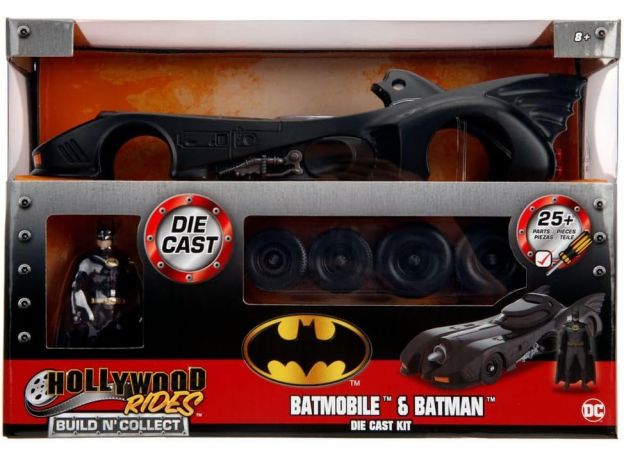 ماشین فلزی بتموبیل ساختنی با مقیاس 1:24 به همراه فیگور بتمن, تنوع: 253213001-Batmobile, image 8