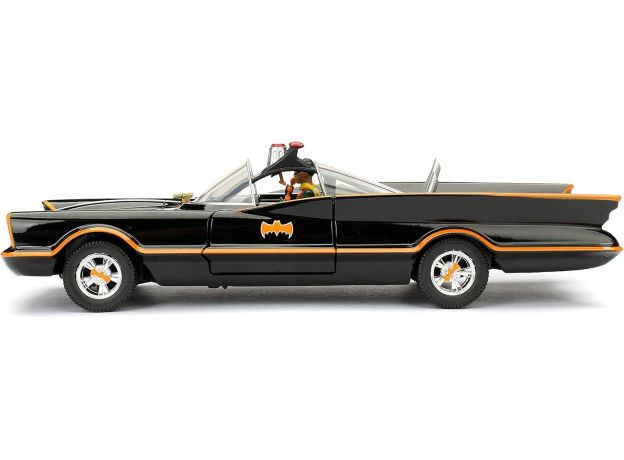 ماشین فلزی بتموبیل ساختنی Batman Classic TV Series با مقیاس 1:24 به همراه فیگور بتمن, تنوع: 253213000-Batmobile, image 3