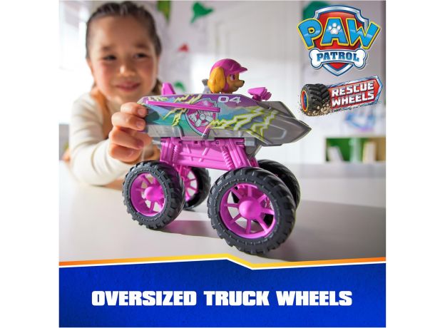 جت نجات با فیگور اسکای سگ های نگهبان Paw Patrol سری Rescue Wheels, تنوع: 6069372-Skye, image 2