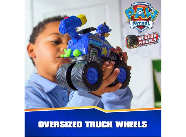 ماشین نجات با فیگور چیس سگ های نگهبان Paw Patrol سری Rescue Wheels, تنوع: 6069372-Chase, image 7