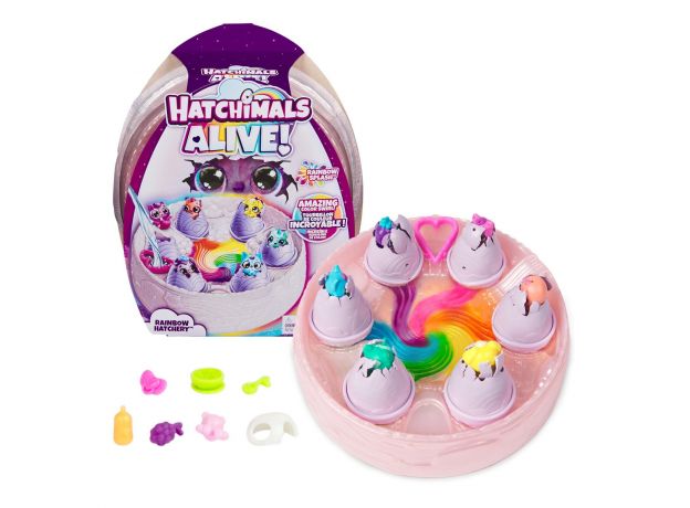 پک سورپرایزی هچیمال مدل Rainbow Hatchery سری Hatchimals Alive, image 