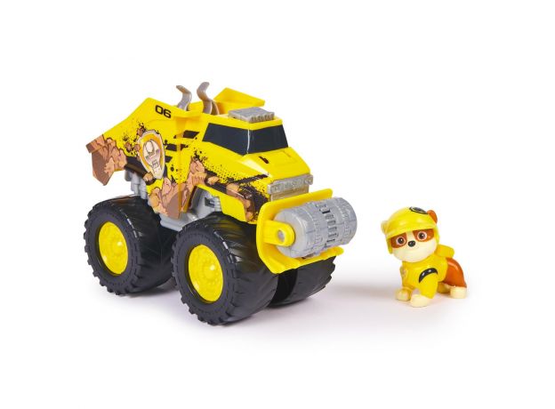 بولدوزر نجات با فیگور رابل سگ های نگهبان Paw Patrol سری Rescue Wheels, تنوع: 6069372-Rubble, image 8