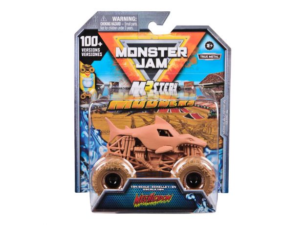 پک تکی ماشین Monster Jam گلی با مقیاس 1:64 مدل Megalodon, تنوع: 6065345-Megalodon, image 