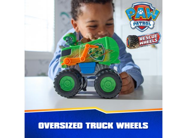 ماشین نجات با فیگور راکی سگ های نگهبان Paw Patrol سری Rescue Wheels, تنوع: 6069372-Rockey, image 6