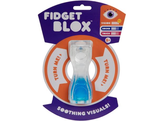 فیجت ژله‌ای ساعت شنی مدل آبی Fidget Blox, تنوع: 931569-sand blue, image 2