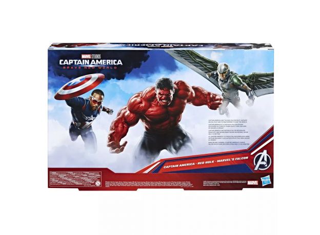 پک 3 تایی ابرقهرمانان 28 سانتی مارول سری Captain America Brave New World, image 5