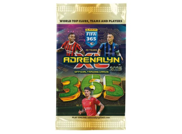 پک کارت فوتبالی با جعبه فلزی Adrenalyn XL مدل FIFA 365 سری 2025 مشکی, image 6