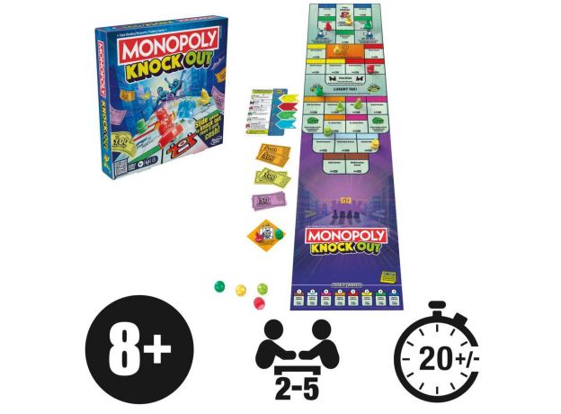 بازی فکری مونوپولی Monopoly مدل Knockout, image 