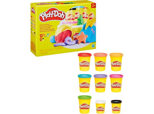 پک 9 تایی خمیر بازی Play Doh مدل رنگ های محبوب, image 16