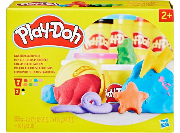 پک 9 تایی خمیر بازی Play Doh مدل رنگ های محبوب, image 17