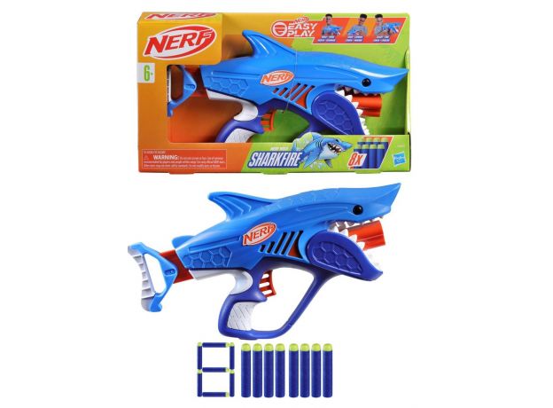 تفنگ نرف Nerf مدل Junior Wild Sharkfire, image 