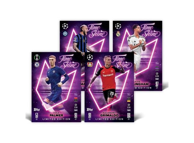 پک کارت بازی فوتبالی Mega Tin با جعبه فلزی Match Attax فصل 25/2024 مدل بنفش, تنوع: FS0005262-Purple, image 3