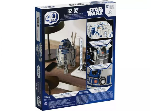 پازل 3 بعدی 201 قطعه  R2D2جنگ ستارگان 4D Build, image 11