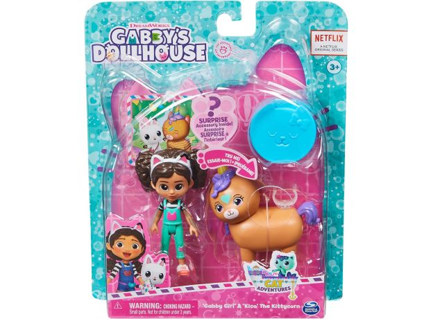 ست گبی و کیکو کیتیکورن Gabby’s Dollhouse به همراه اکسسوری, تنوع: 6069301-Kittycorn, image 