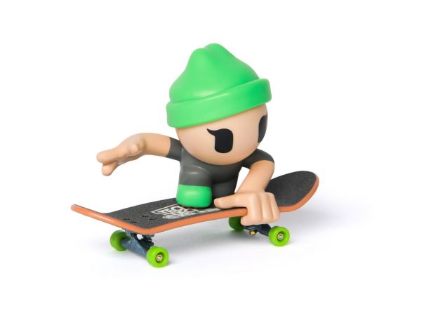 اسکیت انگشتی و فیگور تک دک Tech Deck مدل SK8 Crew سری 2 با کلاه سبز, image 2