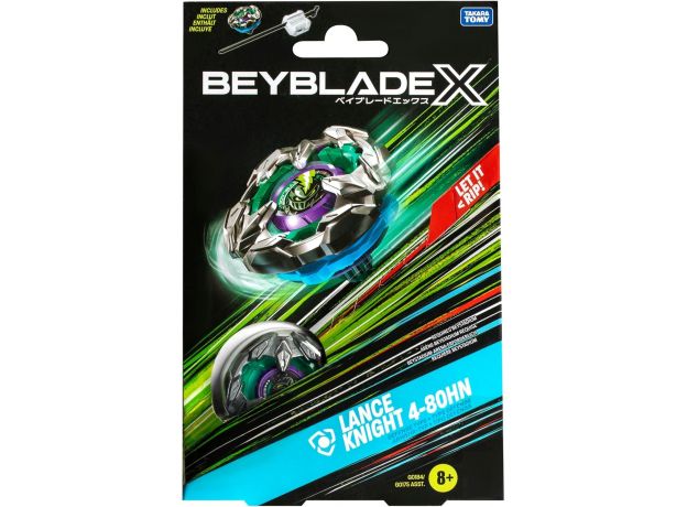 فرفره انفجاری بی بلید Beyblade سری X مدل Lance Knight 4-80HN, تنوع: TP0184-Lance, image 2