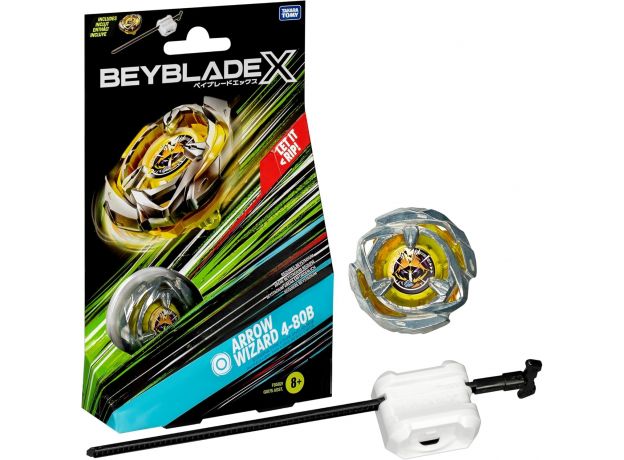 فرفره انفجاری بی بلید Beyblade سری X مدل Arrow Wizard 4-80B, تنوع: TP9582-Arrow, image 