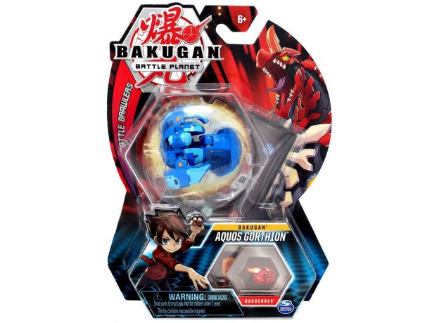 پک تکی بازی نبرد باکوگان (Bakugan) مدل Aquos Gorthion, image 