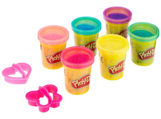 پک 6 تایی خمیربازی درخشان Play Doh, image 3