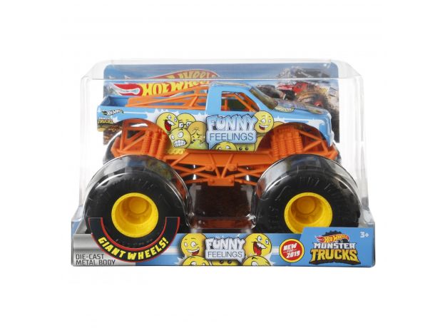 ماشین Hot Wheels مدل ( Funny Feelings ) Monster Trucks با مقیاس 1:24, image 