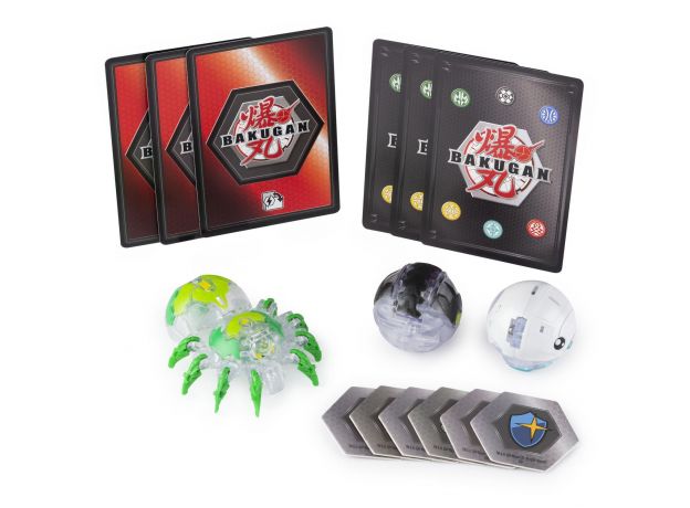 پک 3 تایی بازی نبرد باکوگان (Bakugan) مدل Diamond Webam, image 2