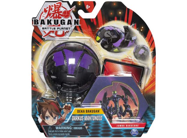 پک تکی بازی نبرد باکوگان (Bakugan) مدل Darkus Mantonoid, image 