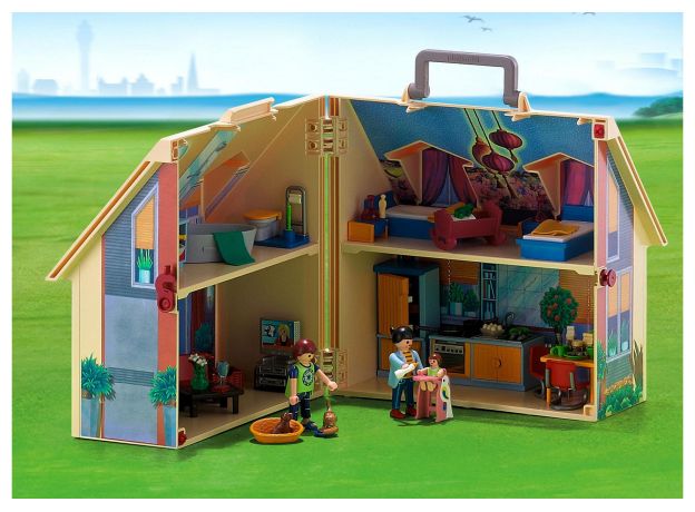 پلی موبیل مدل Take Along Modern Doll House  (playmobil), image 4