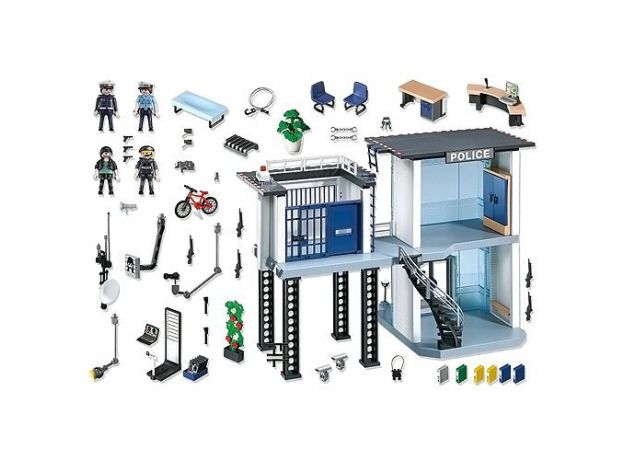 پلی موبیل ایستگاه پلیس با سیستم هشدار (playmobil), image 2