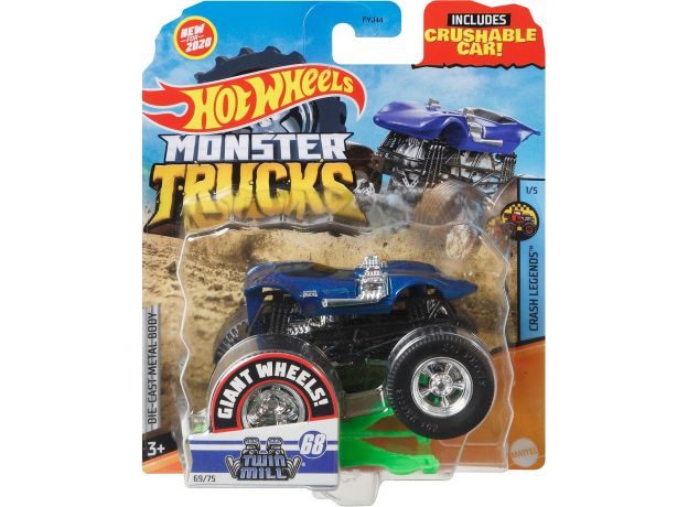 پک تکی ماشین Hot Wheels سری Monster Truck مدل Twin Mill, image 