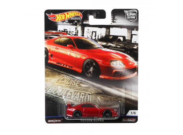 پک تکی ماشین Hot Wheels سری Car Culture مدل Toyota Supra, image 