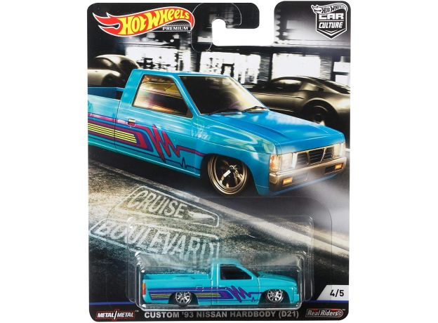 پک تکی ماشین Hot Wheels سری Car Culture مدل Custom '93 Nissan Hardbody (D21), image 