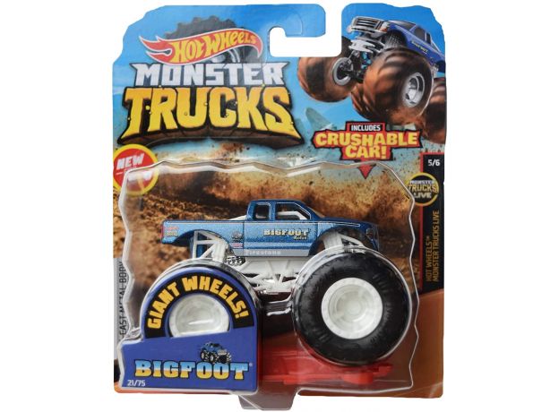 پک تکی ماشین Hot Wheels سری Monster Truck مدل Big Foot, image 