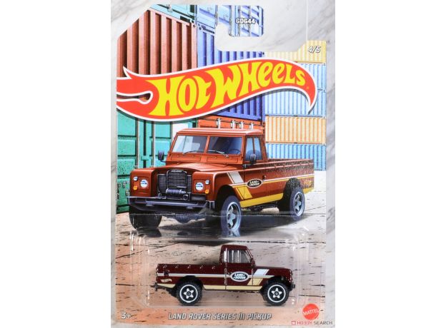 پک تکی ماشین Hot Wheels مدل Land Rover Series iii Pickup, image 