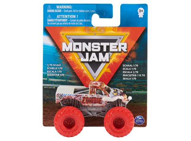 پک تکی ماشین Monster Jam با مقیاس 1:70مدل Zombie, تنوع: 6047123-Zombie, image 