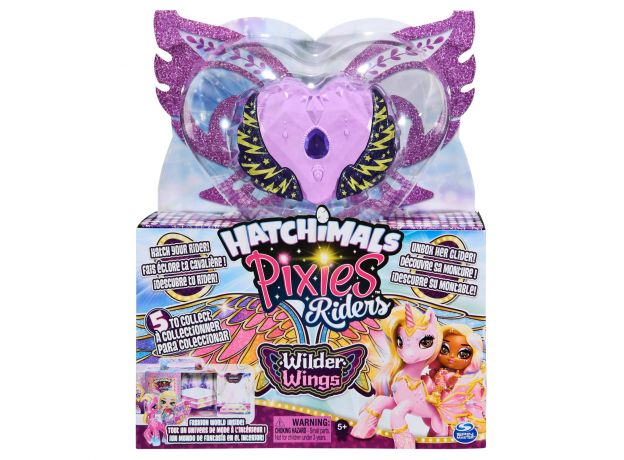 عروسک هچیمال پیکسی رایدر سورپرایز Hatchimals Pixies Riders سری Wilder Wings مدل Magical Mel همراه با Ponycaior, image 