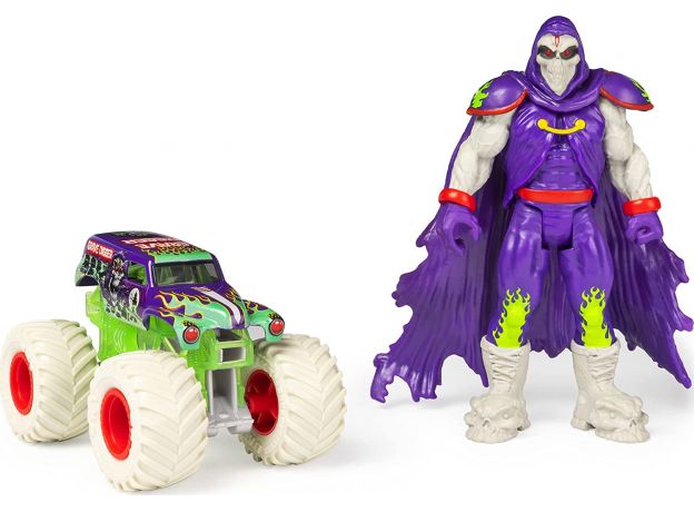 ماشین و فیگور Monster Jam با مقیاس 1:64 مدل Grim, تنوع: 6055107-Grim, image 2