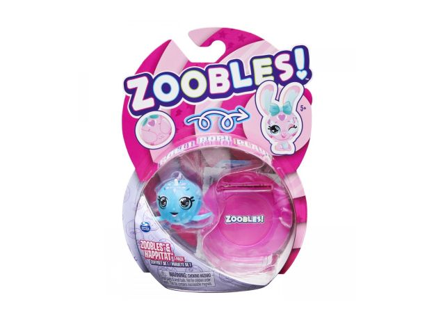 عروسک حیوون خونگی زووبلز Zoobles مدل Sparkelle Narwhal, image 