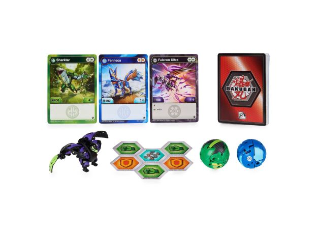 پک 3 تایی Starter Set باکوگان سری Bakugan Pro مدل مشکی, image 3